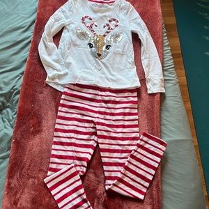 Girls size 7/8 Christmas pajamas